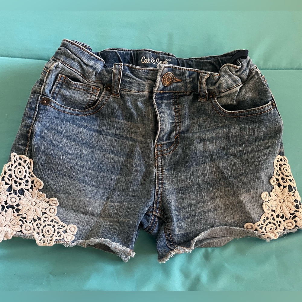 Cat & Jack Dark Blue Denim Shorts